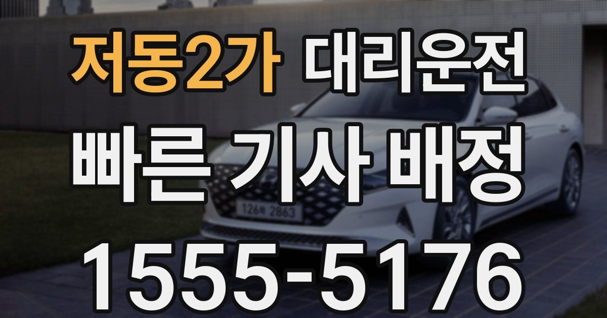 일일대리기사