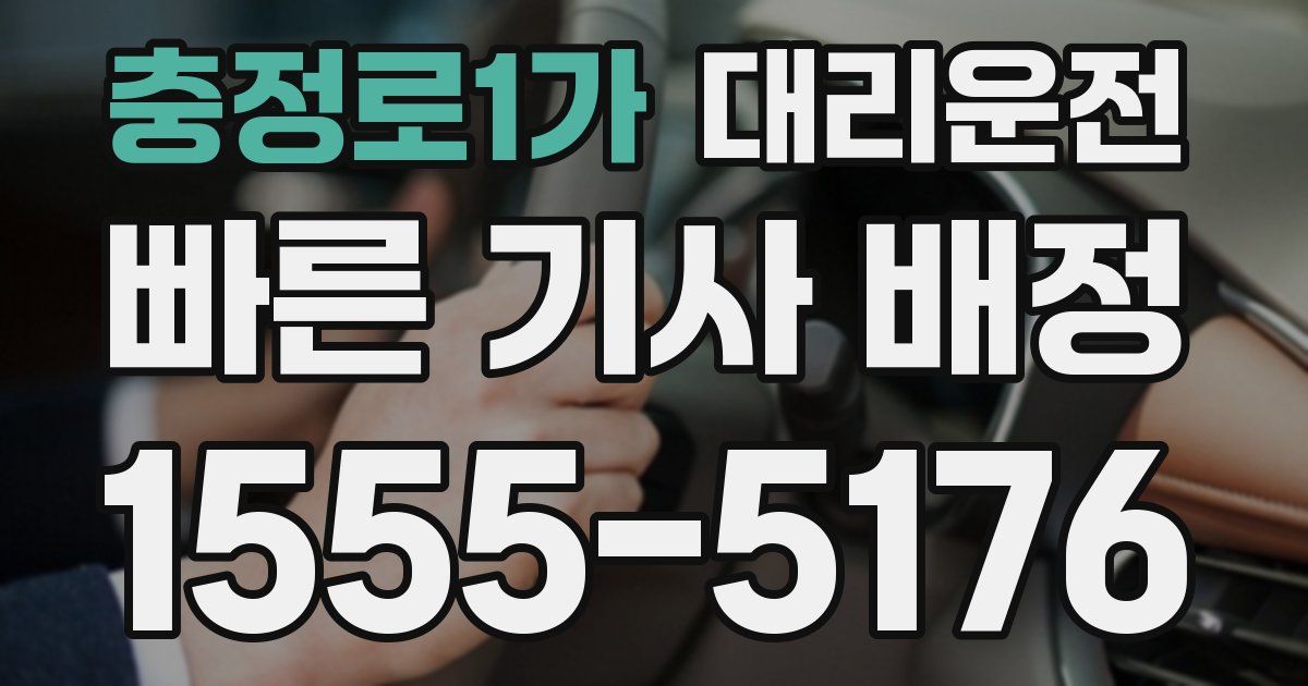 일일대리기사