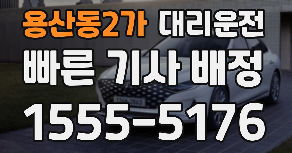 일일대리기사