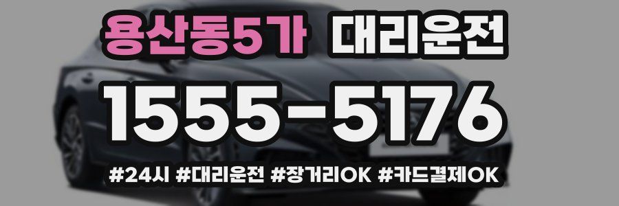 용산동5가 대리운전