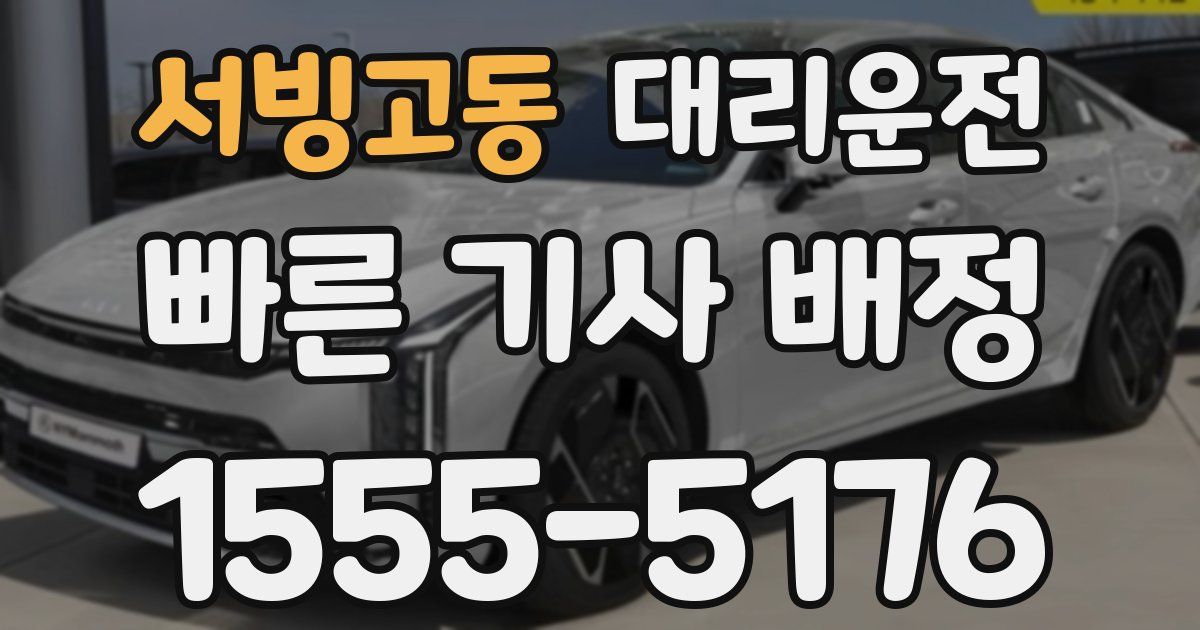 일일대리기사