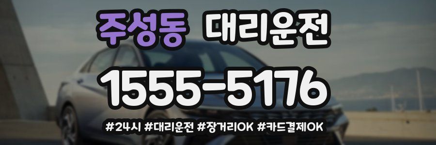 주성동 대리운전