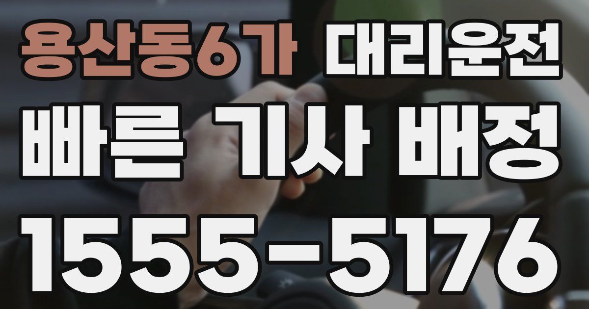 일일대리기사