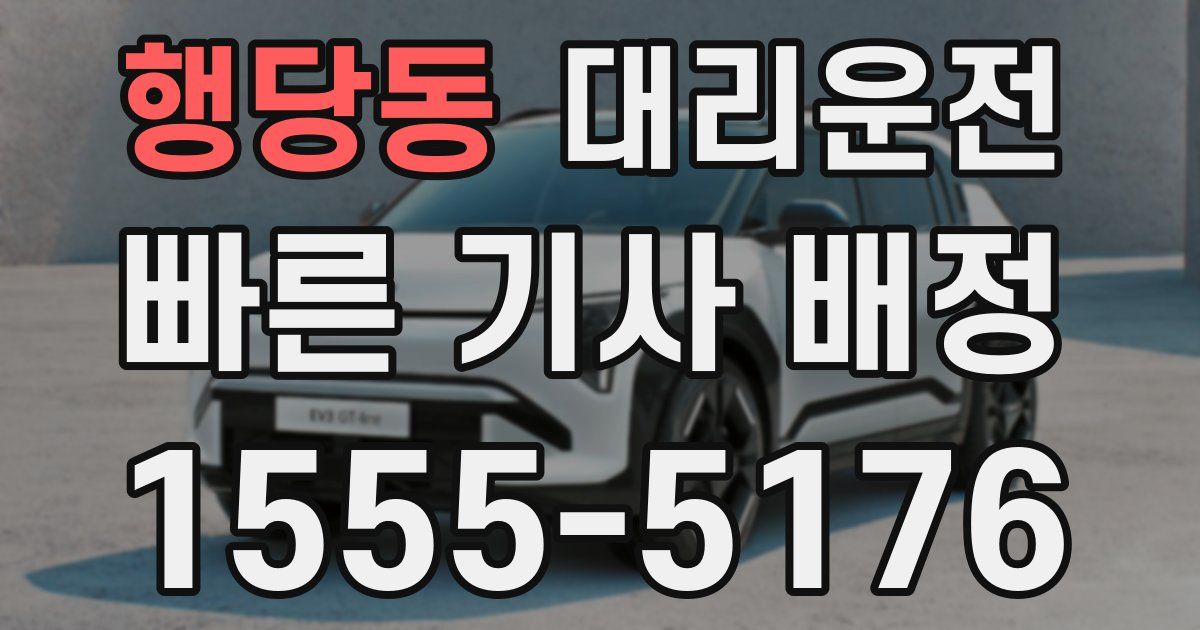 일일대리기사