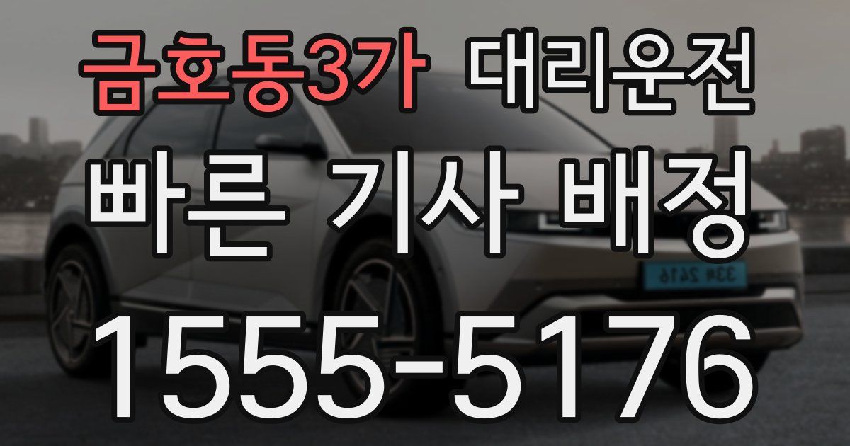 일일대리기사