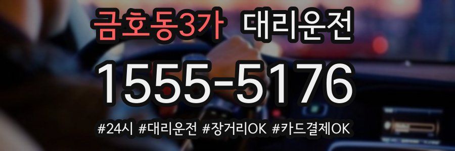금호동3가 대리운전