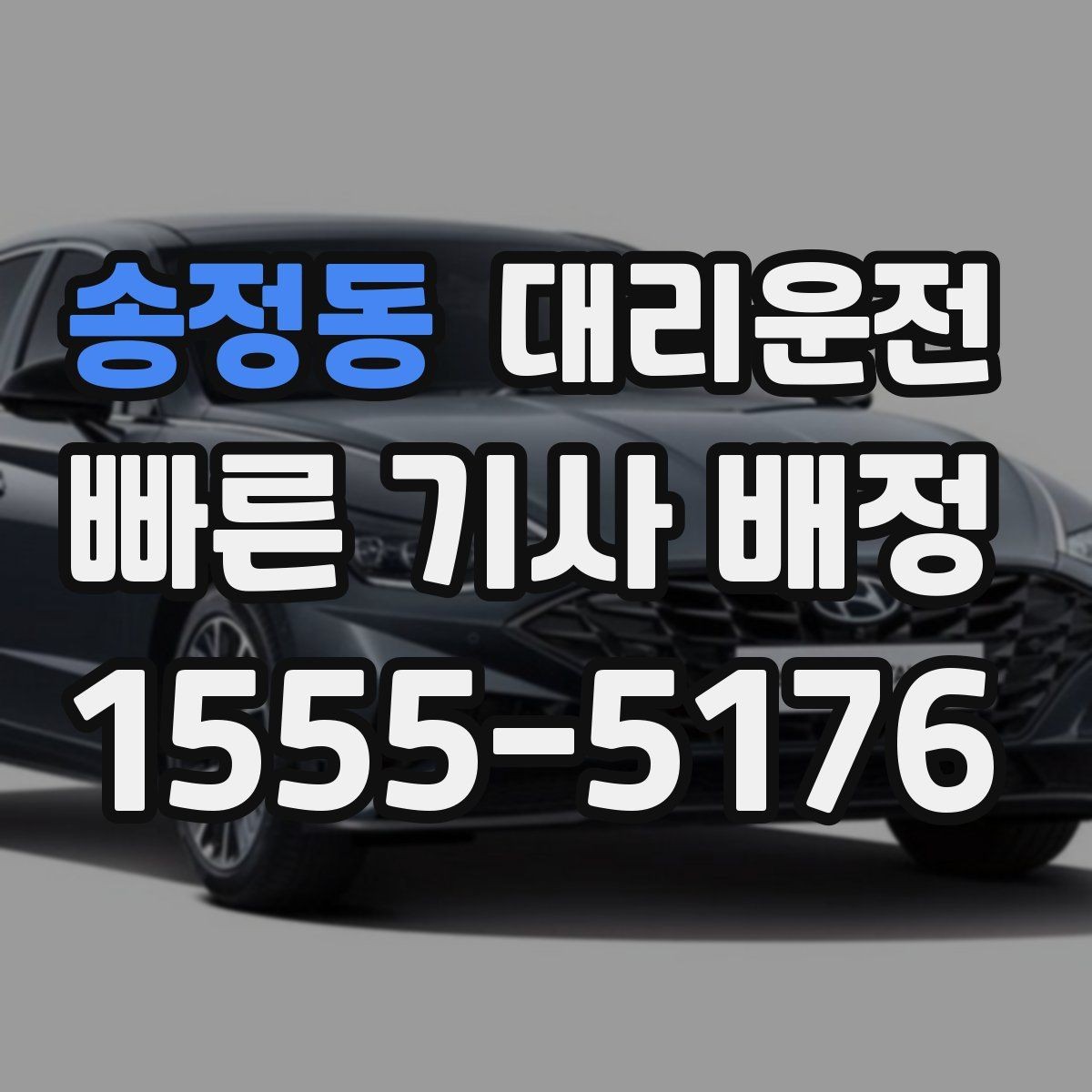 송정동 대리운전 교통법규 준수 선언