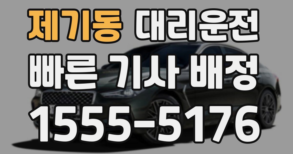 일일대리기사