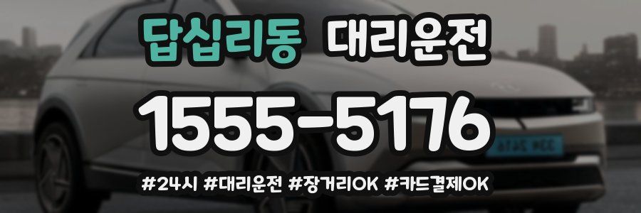 답십리동 대리운전