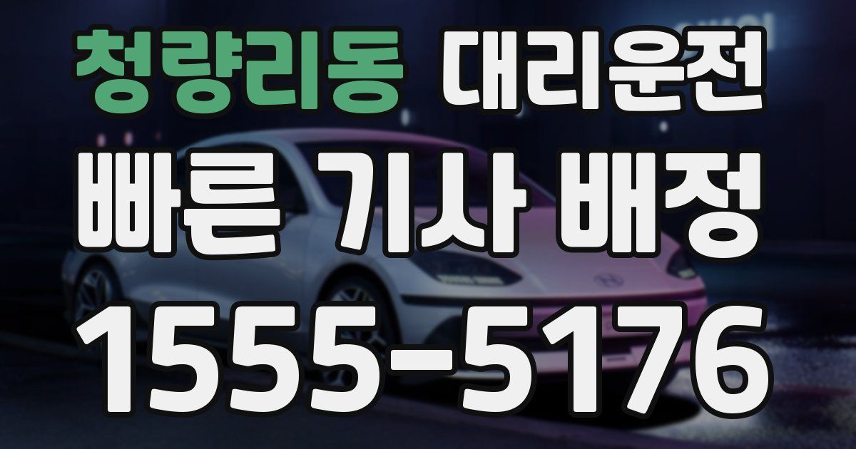 일일대리기사
