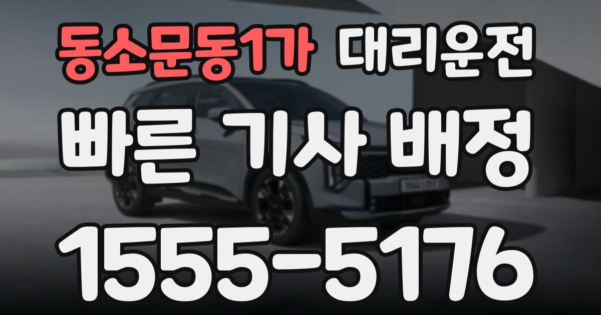 일일대리기사