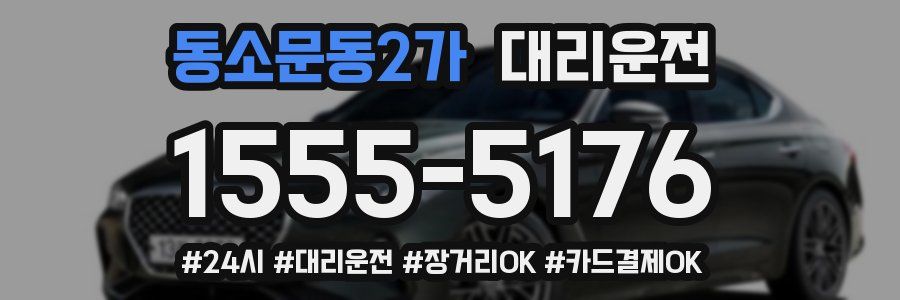 동소문동2가 대리운전