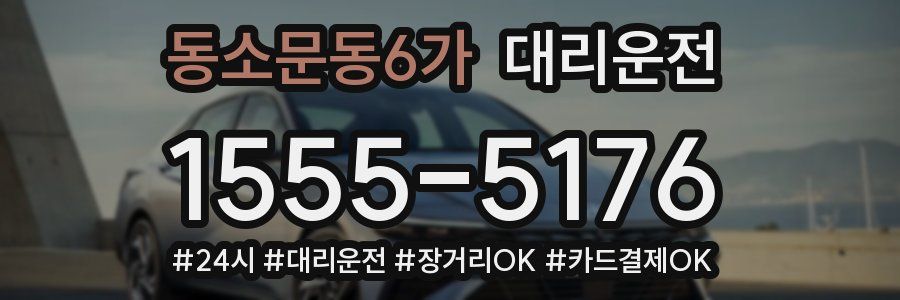 동소문동6가 대리운전