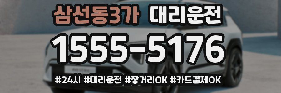 삼선동3가 대리운전