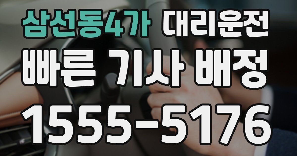 일일대리기사