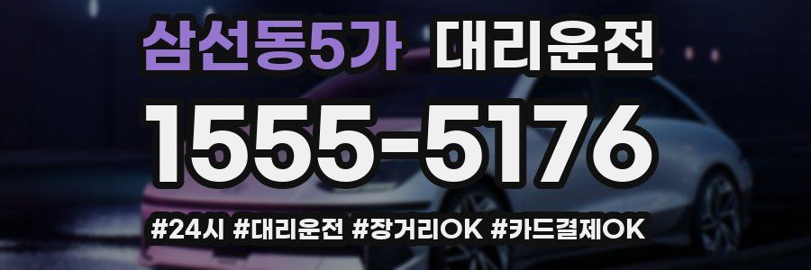 삼선동5가 대리운전