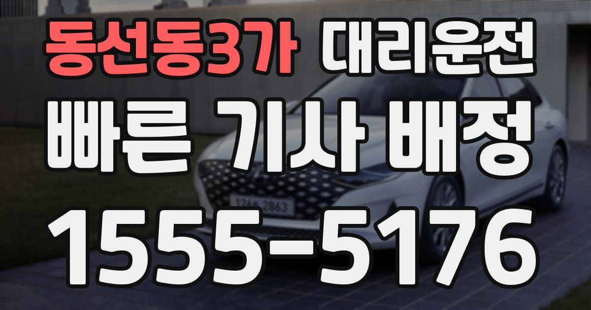 일일대리기사