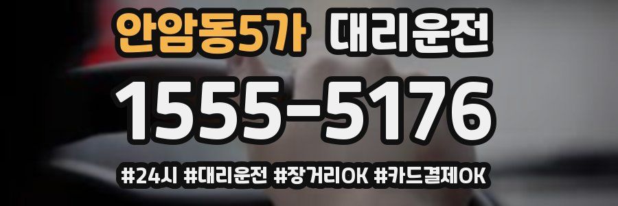 안암동5가 대리운전