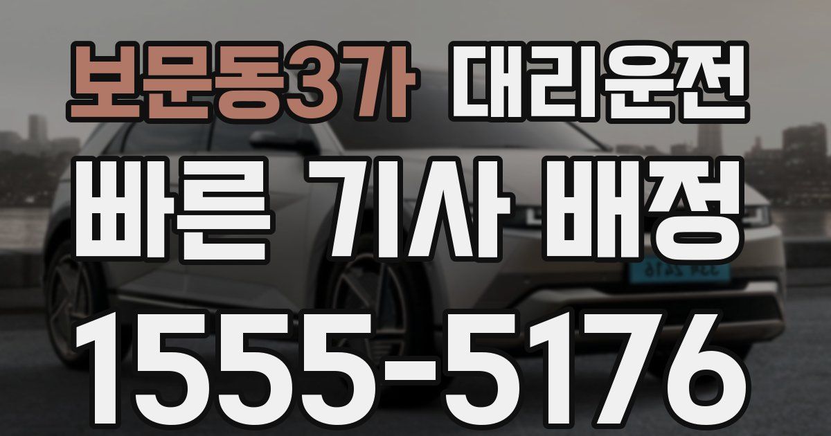 일일대리기사