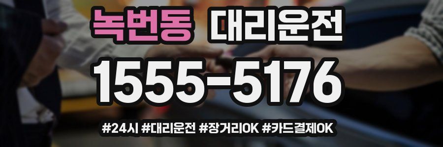 녹번동 대리운전