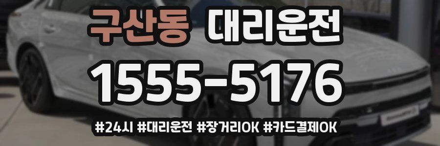 구산동 대리운전