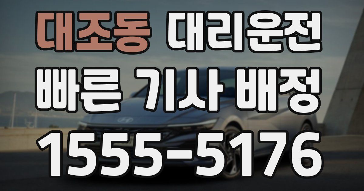 일일대리기사