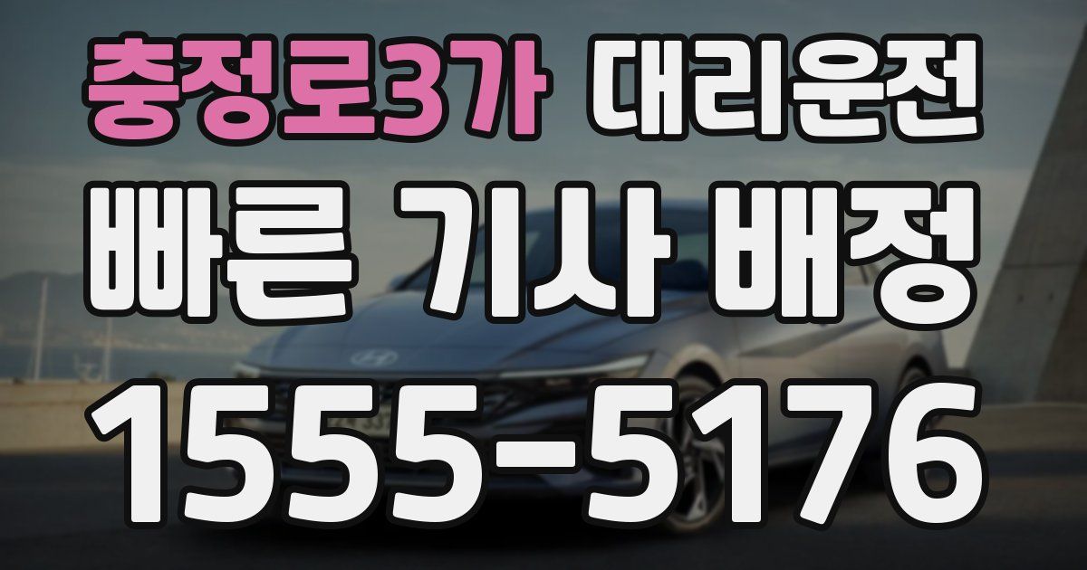 일일대리기사