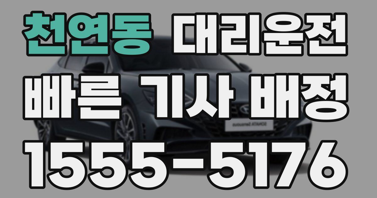 일일대리기사