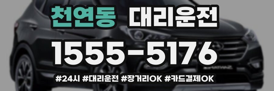 천연동 대리운전