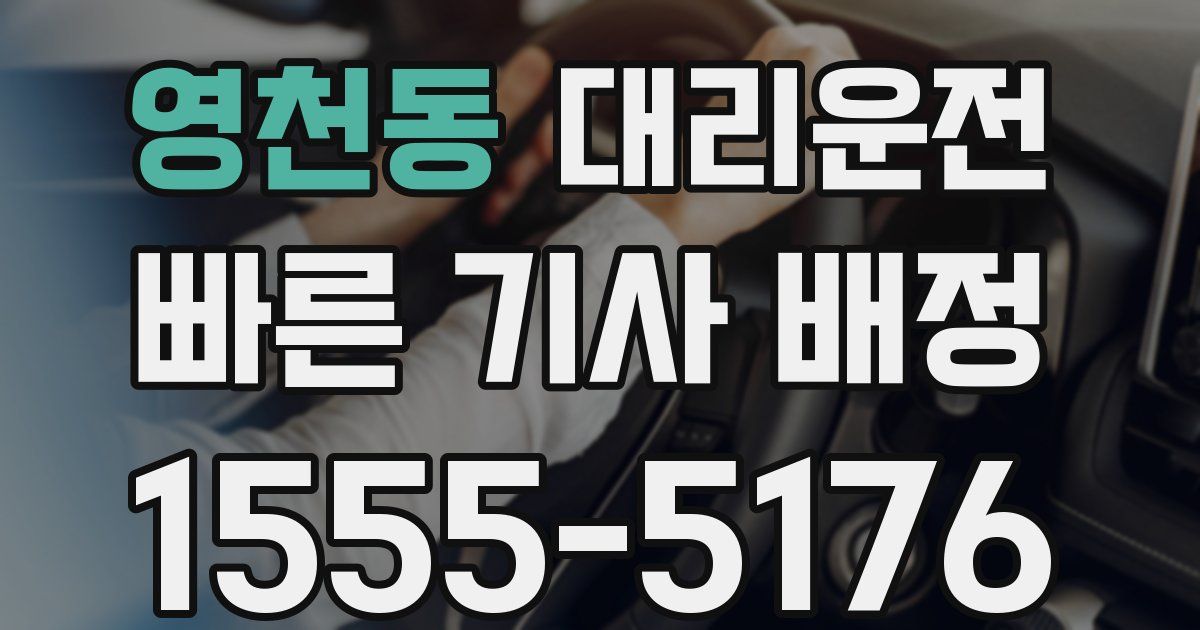 일일대리기사