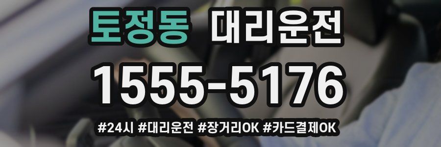 토정동 대리운전