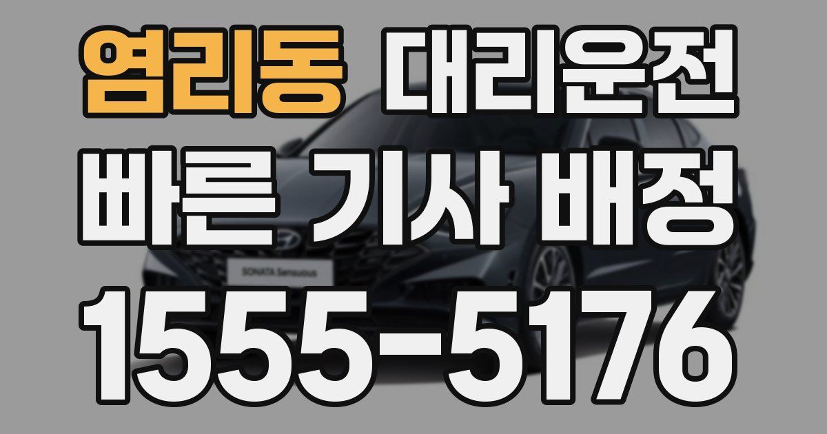 일일대리기사