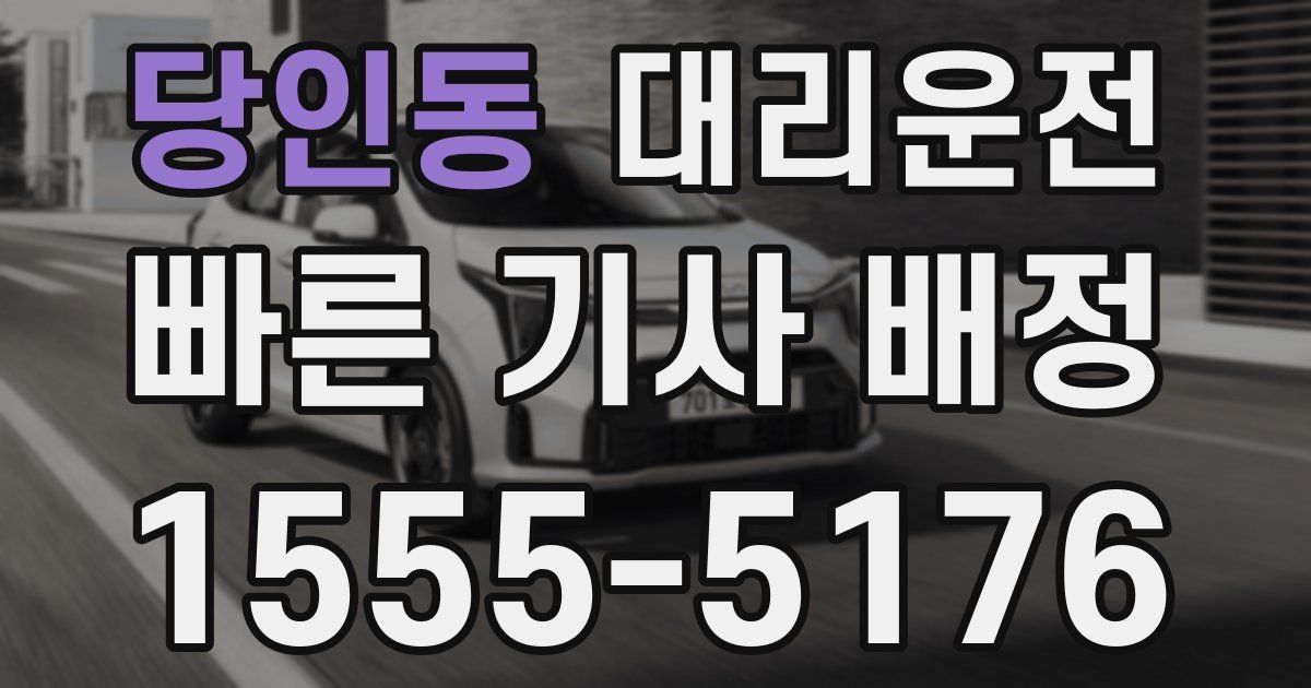 일일대리기사