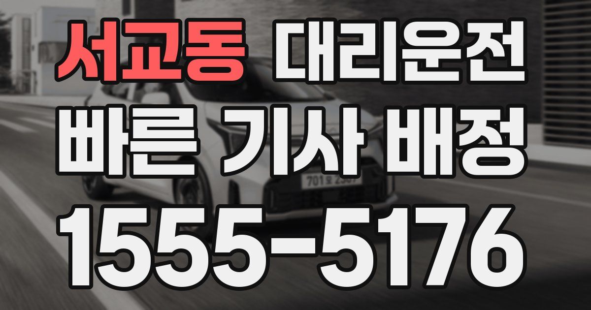 일일대리기사