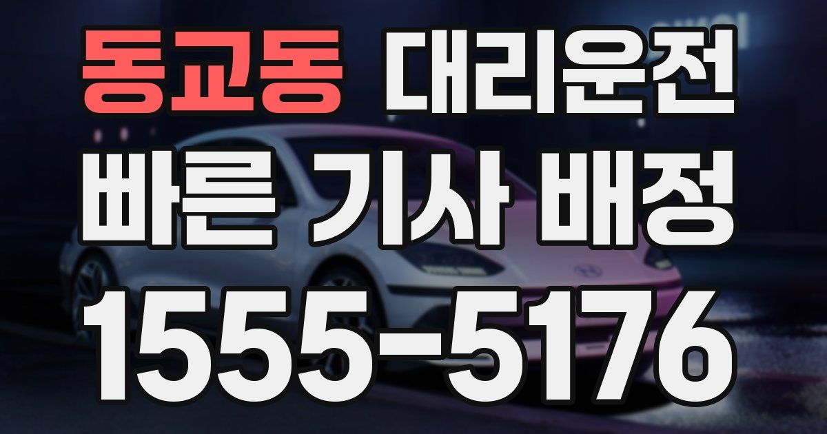 일일대리기사