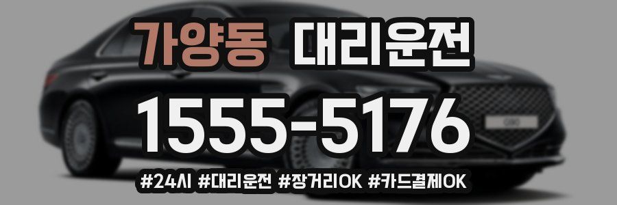가양동 대리운전