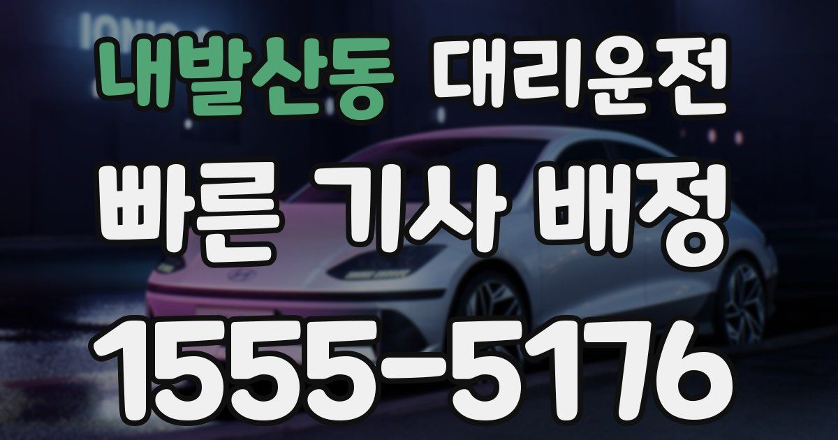일일대리기사