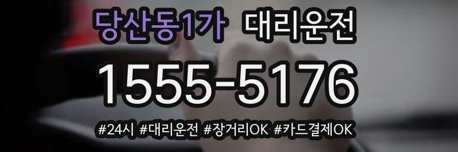 당산동1가 대리운전