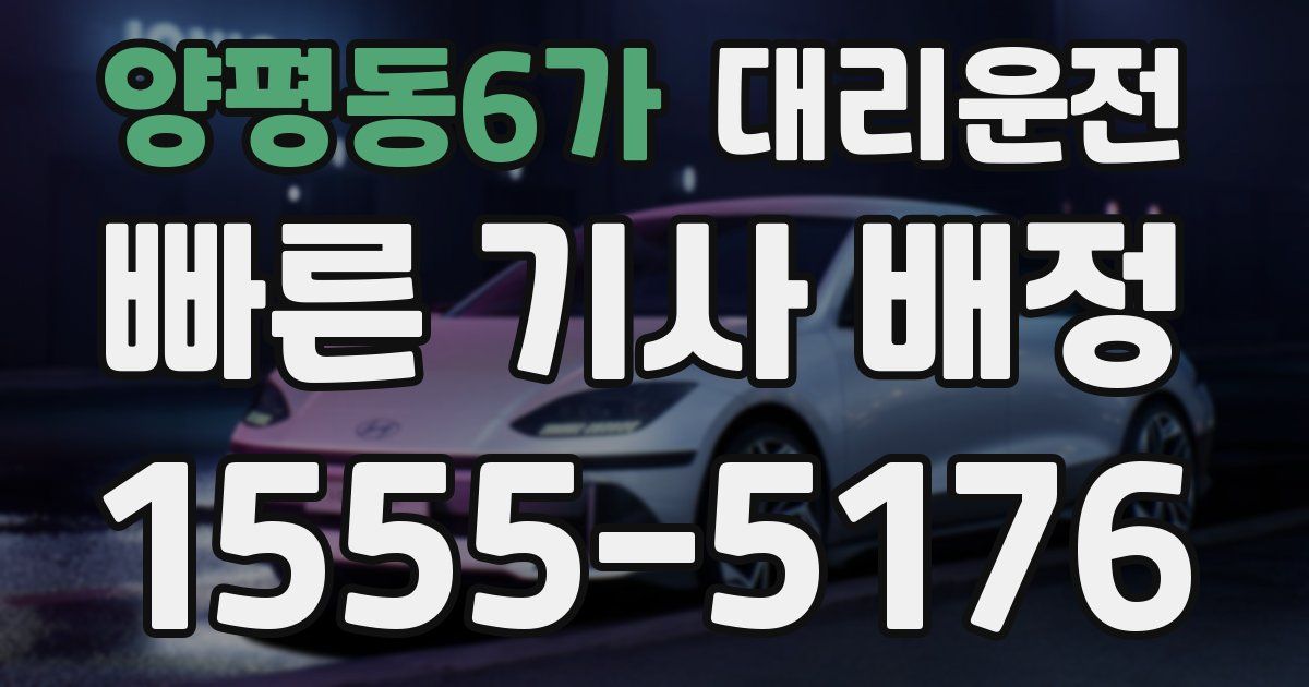 일일대리기사