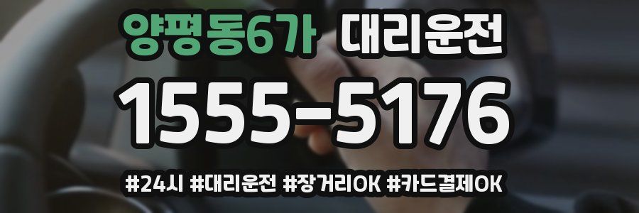 양평동6가 대리운전