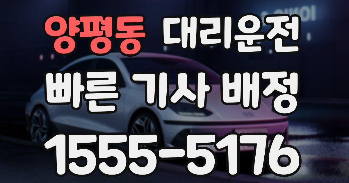 일일대리기사