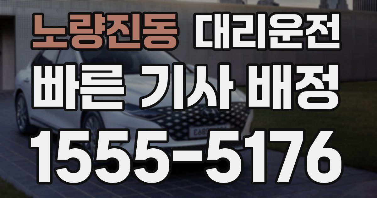일일대리기사