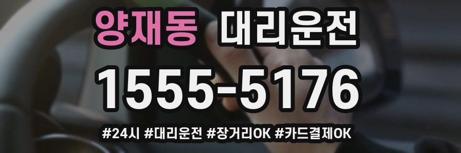양재동 대리운전