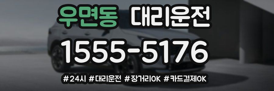 우면동 대리운전