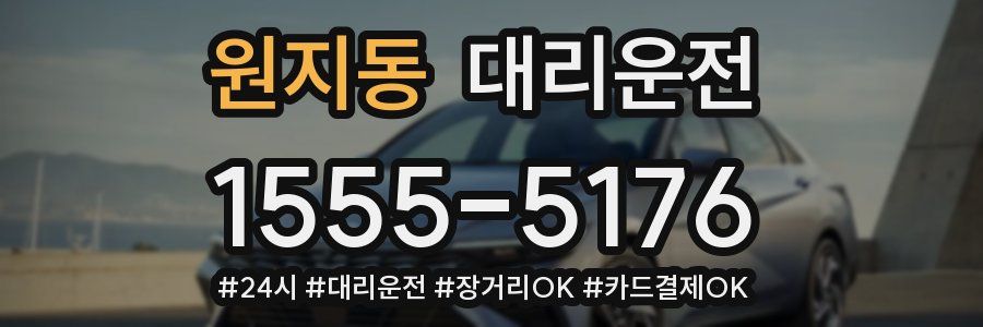 원지동 대리운전