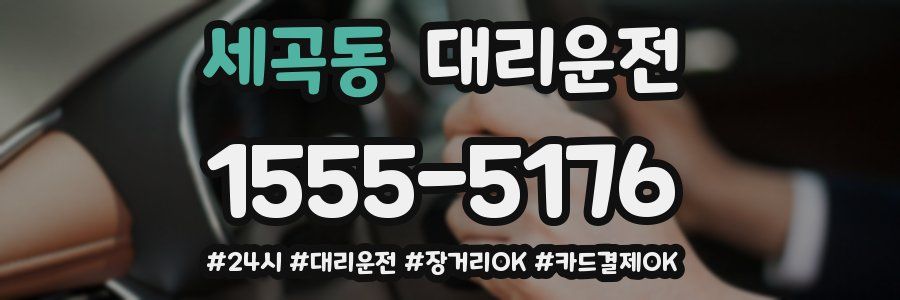 세곡동 대리운전