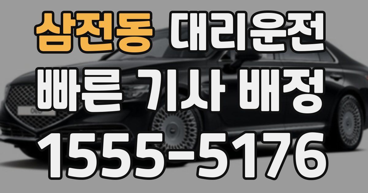 일일대리기사
