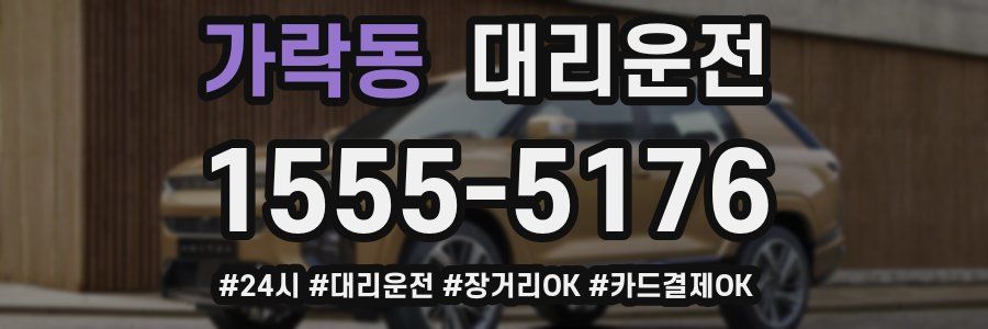 가락동 대리운전