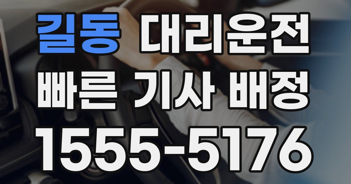 일일대리기사