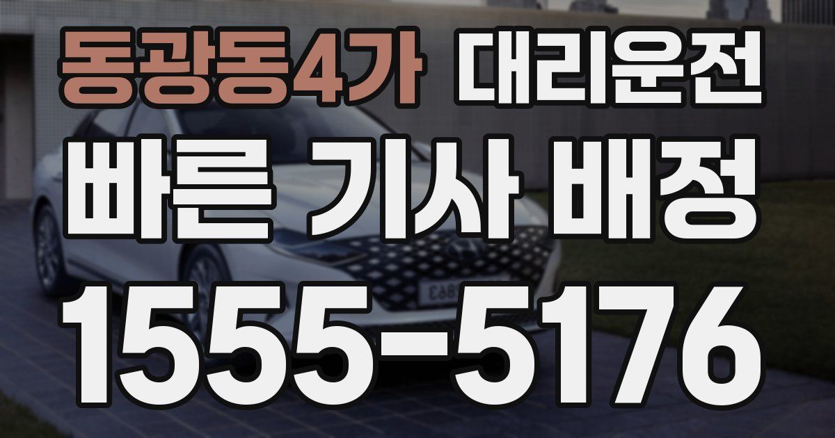일일대리기사